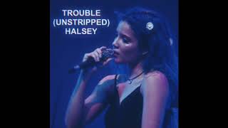 Halsey  Trouble Unstripped HD [upl. by Yelmene]