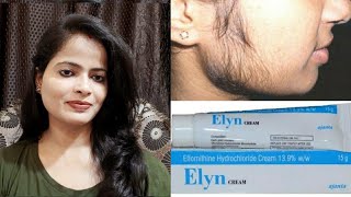 permanent Facial hair removal Elyn Medicated Cream Full detail review Elyn cream  PraGri style [upl. by Dranik573]