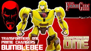 Transformers One Prime Changers BUMBLEBEE Badassatron EmGos Transformers Reviews N Stuff [upl. by Lennor]