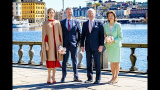 Danish Royals on first state visit to Sweden  Day 2 [upl. by Yard]