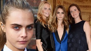 Model Cara Delevingne Family Photos With Sisters Partner [upl. by Ayojal]