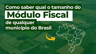 Como descobrir o tamanho de um módulo fiscal  Cadastros Rurais na Prática [upl. by Nirat678]