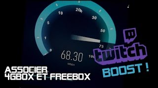 Brancher la 4GBOX sur la FREEBOX Revolution et augmenter son débit   TECH TUTO [upl. by Ellerihs655]