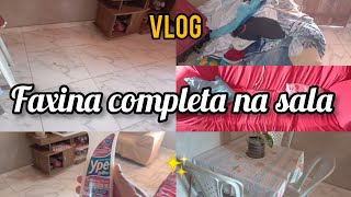 💕 VLOG de faxina completa na sala vlog limpeza [upl. by Mamoun32]