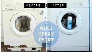 Painting a Washing Machine Rustoleum Appliance Enamel Review [upl. by Aihsital]