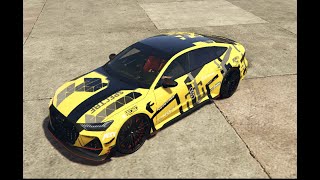 GTA V  FiveM  ABT Audi RS7R Skinned [upl. by Gnahk]