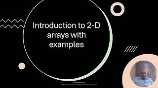 Introduction to 2Dimensional Array in C with example programs Subscript and pointer notation [upl. by Bal]