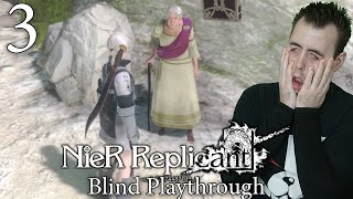 Seafront Lighthouse Lady Reaction  Lets Play NieR Replicant Gameplay 3 Walkthrough Playthrough [upl. by Anidene]