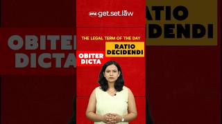 Ratio Decidendi amp Obiter Dicta  Legal Term of the Day shorts clat2024 [upl. by Aneeroc]