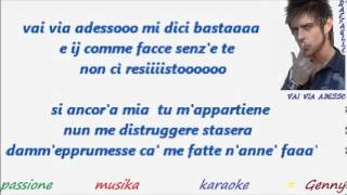 RAFFAELLO Vai via adesso karaoke [upl. by Barnabe220]