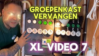 Groepenkast vervangen ⚡️XL video 7  Elektricien  ABB  Fuseboard  Amsterdam [upl. by Tremaine]