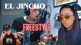 REACCIONANDO A FREESTYLE DE EL JINCHO CON DJ SCUFF eljincho scuff kick twitch stream reaccion [upl. by Trilbi495]