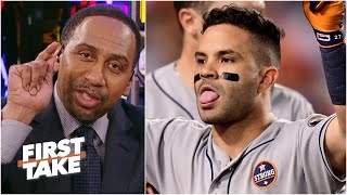 The Houston Astros need to shut the hell up – Stephen A  First Take [upl. by Dloniger527]