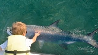 6 Year Old Catches Huge Fish [upl. by Ynnav688]