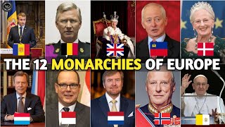 INSIDE THE 12 MONARCHIES OF EUROPE [upl. by Ocko]