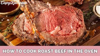 How to Make Roast Beef in the Oven [upl. by Eurd357]