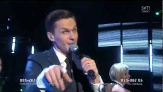 David Lindgren  Shout It Out Live Melodifestivalen 2012 semi [upl. by Ytte]