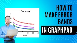 How to create Error Bands  Error enveloppes in XY Line plots GraphPad Prism [upl. by Aioj]