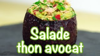 RECETTE MINCEUR  Salade thon avocat [upl. by Gussi]