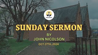 Finding Light in Darkness  Sermon by John Nicolson  October 27 2024  Cardonald Parish Church [upl. by Onoitna987]