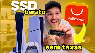 COMPREI um SSD de 2TB BARATO para o PS5 no ALIEXPRESS Kootion X16 [upl. by Ettezoj]