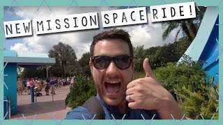 NEW Mission Space at Epcot  Walt Disney World Vlog September 2017 [upl. by Heyer316]