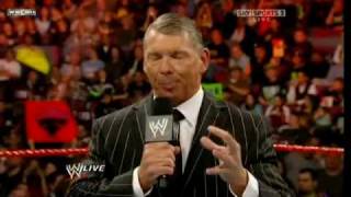 WWE RAW 11162009 Rowdy Roddy Piper challenged Mr McMahon to a street fight 22 [upl. by Holly-Anne58]