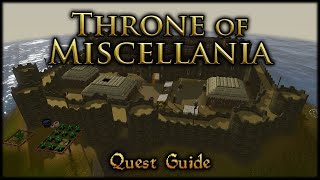 Throne of Miscellania  RuneScape Quest Guide  No Vocal Commentary [upl. by Lindgren]