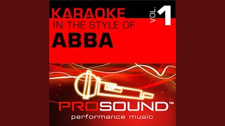 Dancing Queen Karaoke With Background Vocals In the style of ABBA [upl. by Adnawyek]