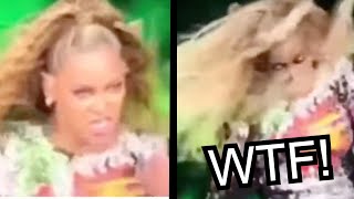 Beyonce turns into a DEMON live LEAKED VIDEO [upl. by Etna377]