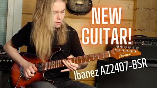 Ibanez AZ2407FBSR Guitar Demo amp Solo [upl. by Noiramed968]