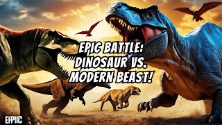 What If Dinosaurs Fought Modern Animals Epic Battles Unleashed [upl. by Servais]