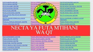 NECTA YAFUTA MTIHANI WA QT qualifying test matokeo Kidato Cha SITA 20232024 [upl. by Letney839]