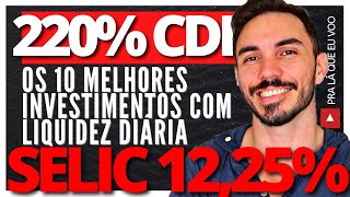 1225 SELIC CAIU OS MELHORES INVESTIMENTOS PARA 2023 DA RENDA FIXA CDB LCI QUAL O MELHOR [upl. by Auoh]