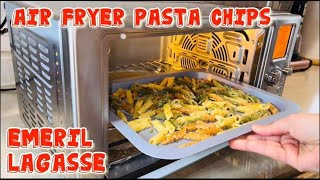 AIR FRYER PASTA CHIPS USING EMERIL LAGASSE AIR FRYER‼️ [upl. by Wit567]