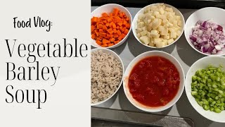 Food Vlog Veg Barley Soup soup souprecipe [upl. by Vogele256]