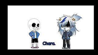 Sans meet Fanon SansGacha Life💙🦴 [upl. by Yremogtnom771]