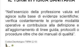 Il ruolo del TSRM in un servizio di Fisica Sanitaria [upl. by Zigmund576]