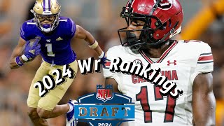 Top 10 WRs in the 2024 NFL Draft  Could Dallas Possibly Draft a Wr [upl. by Noryt674]