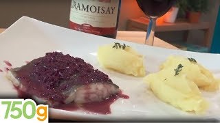 Recette de Cabillaud confit sauce beurre rouge purée à lhuile dolive  750g [upl. by Jeffers]