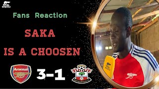 Fans Reaction  Arsenal 3 1 Southampton EPL [upl. by Laine]