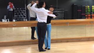 Slow Waltz Intermediate Routine by Inspiration 2 Dance London [upl. by Burty]