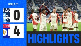 Lyon FAIT LE SPECTACLE sur le terrain du Havre  8ème journée  Ligue 1 McDonalds 2425 [upl. by Rednal]