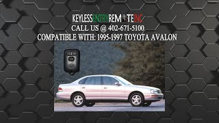 How To Replace Toyota Avalon Key Fob Battery 1995 1996 1997 [upl. by Barden]