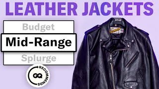 GQ Recommends Leather Jackets For Every Budget  GQ [upl. by Odnalo459]