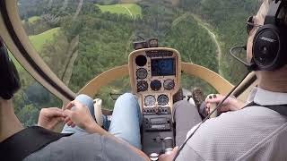 FI Vincent und Heli Opa unterwegs mit Guimbal Cabri G2 HBZOM wwwhelitransch [upl. by Ydnis]