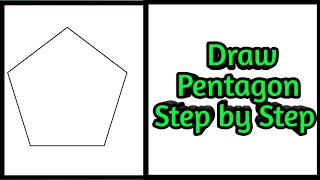 How to draw a Pentagon [upl. by Enelak381]