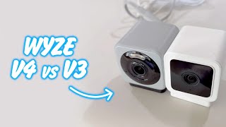 Quick Overview Wyze Cam V4 vs V3 [upl. by Anaitit]