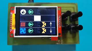 ESP8266  tft 22quot 320x240  PCF8574 I  demo [upl. by Ariaj902]