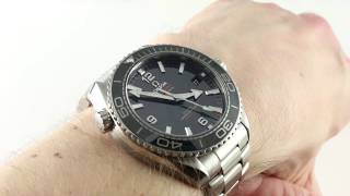 Omega Seamaster Planet Ocean 600M Chronograph Deep Black 21592465101001 Omega Watch Review [upl. by Ariaj]